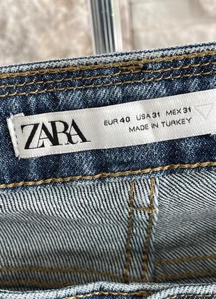 Удобные стильные эластичные джинсы zara4 фото