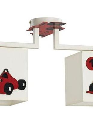 Детский светильник, потолочная люстра в детскую комнату alfa на 2 лампочки.