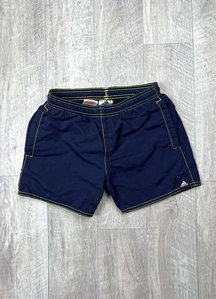 Adidas шорты s 140 9-10 yrs размер синие плащевка