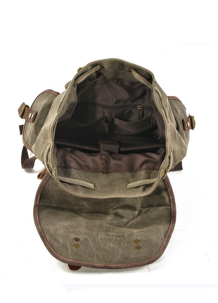 Рюкзак в винтажном стиле crazy horse canvas парусина