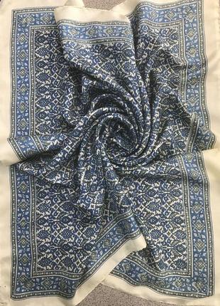 Изысканный платок из натурального шелка1 фото
