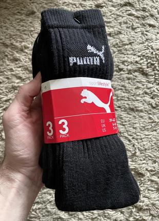 Шкарпетки puma lifestyle, х3, оригінал, розмір 39-426 фото
