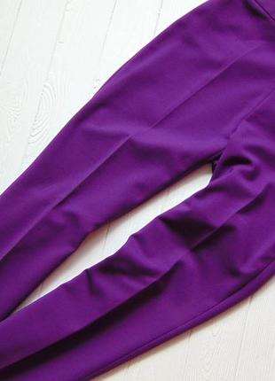 M&s. размер 8 или s. яркие классические брюки для девушки7 фото