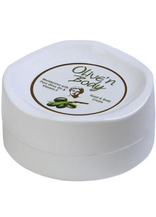 Крем для рук та тіла з екстрактом листя оливи olive’n body, 150 мл