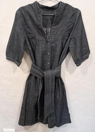 Джинсова сукня-халат.1 фото