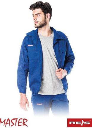 Куртка master робоча чоловіча синя reis польща (роба уніформа одяг робочий) bm n
