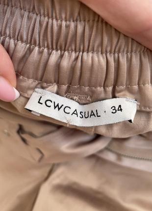 Бежевые карго брюки женские,снизу на заклепках5 фото