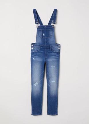 Комбинезон h&m джинсовый женский р.м