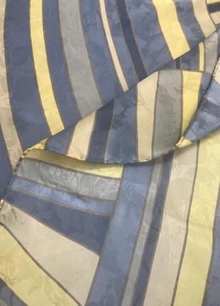 Красивейший фактурный платок из натурального шелка10 фото
