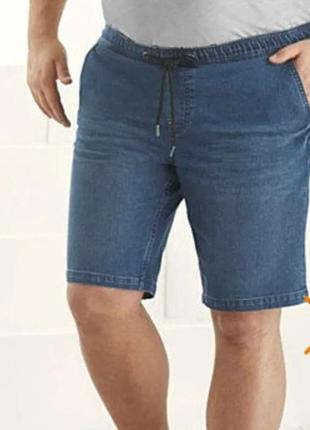 Мужские джинсовые шорты большого размера1 фото