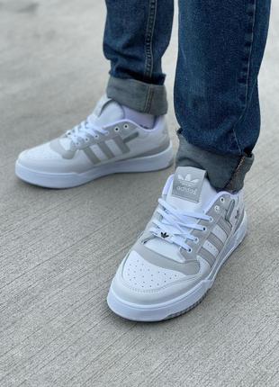 Кроссовки adidas forum white/grey.