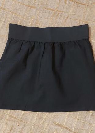 Котонова спідниця, юбка на резинці з карманами2 фото