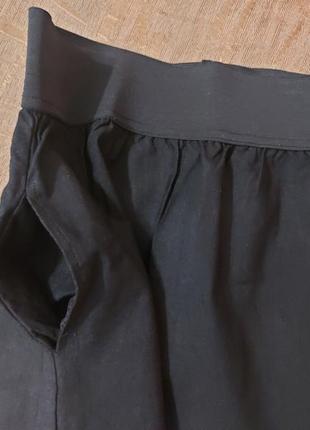 Котонова спідниця, юбка на резинці з карманами3 фото