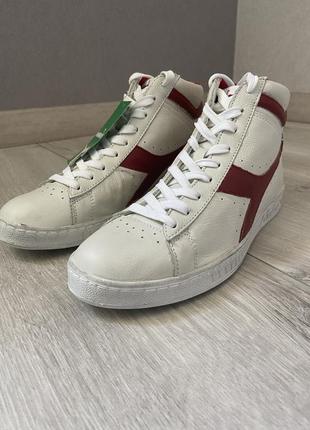 Кроссовки мужские diadora game high waxed white