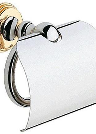 Держатель для туалетной бумаги grohe sinfonia (хром-золото)  (40053ig)