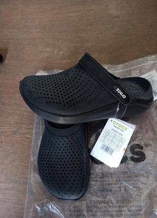 Literide clog black / slate grey мужские сабо3 фото