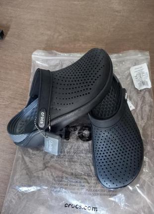 Literide clog black / slate grey мужские сабо5 фото