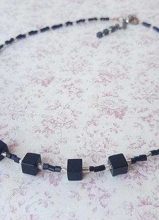 Красив чокер гематит колье ожерел куб бохо украшен этно бижутерия стильн бохошик