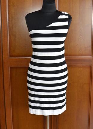 Шикарное платье в полоску bebe р.м