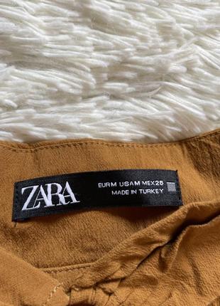 Мини юбка с вырезом zara7 фото