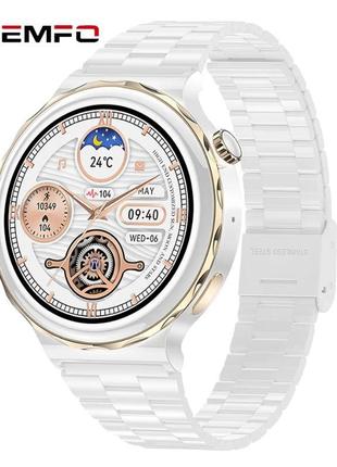 Женские умные смарт часы smart watch / фитнес браслет трекер we454-1 белый1 фото