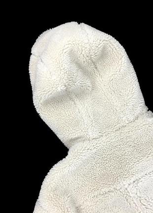 Женская дубленка плюшевая куртка тедди шуба шубка с капюшоном pull &amp; bear - xs - s8 фото