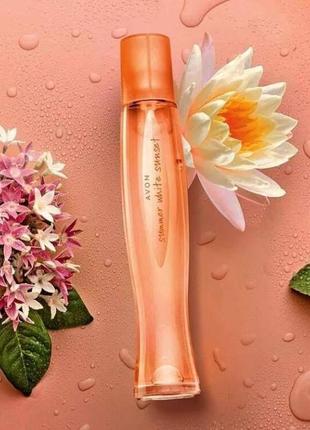 Туалетна вода для жінок avon summer white sunset (50 мл) саммер вайт