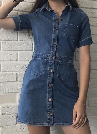 Джинсове плаття zara