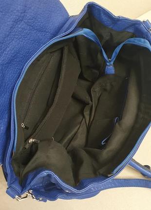 Стильная, вместительная,  мягкая женская сумка из эко кожи.8 фото