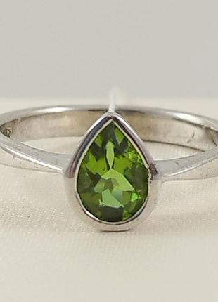 Кольцо серебряное с султанитом т-1008