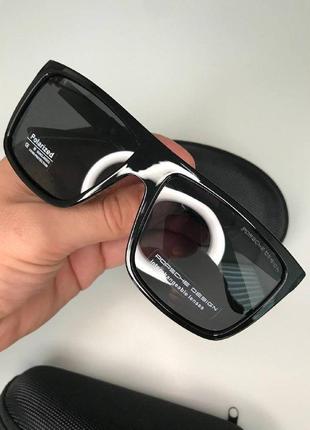 Сонцезахисні чоловічі окуляри porsche design polarized модні антивідблискові захист від уф uv400