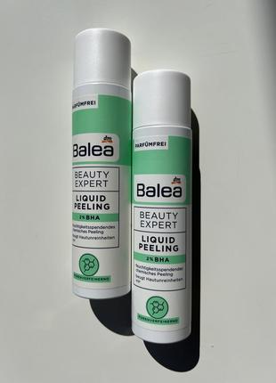 Balea liquid peeling 2% bha жидкий тонер-пилинг с салициловой кислотой 125мл1 фото