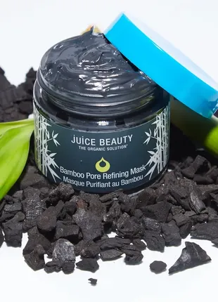 Очищуюча маска з бамбуковим вугіллям juice beauty bamboo pore refining mask 60 мл5 фото