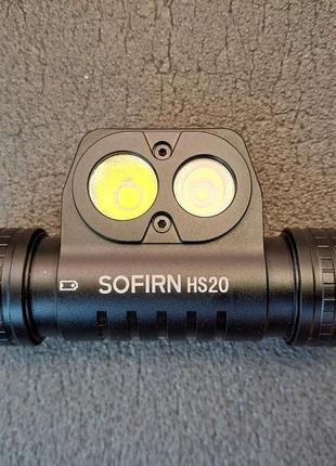 Высококачественный налобный фонарь sofirn hs20, с аккумулятором 3000 ma9 фото
