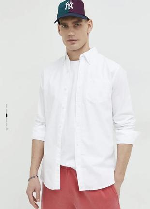 Джинсовая рубашка zara унисекс