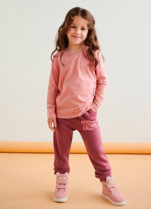 Дитячі спортивні штани джоггери на флісі sinsay на дівчинку 854101 фото