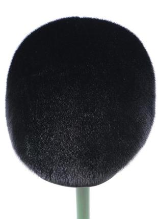 Зимняя мужская меховая кепка реглан из меха нерпы1 фото