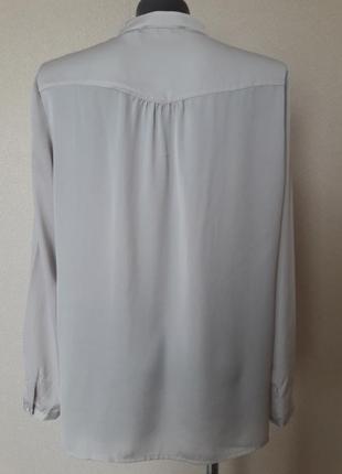 Элитная,шикарная,женственная нюдовая блуза anna scott,с вырезом горловины на запах4 фото