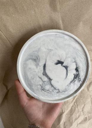 Тарелка из гипса