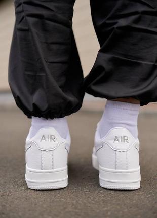 Nike air force 1 classic white5 фото