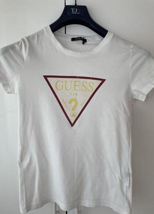 Футболка guess біла оригінал s1 фото