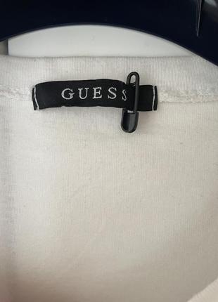 Футболка guess біла оригінал s4 фото