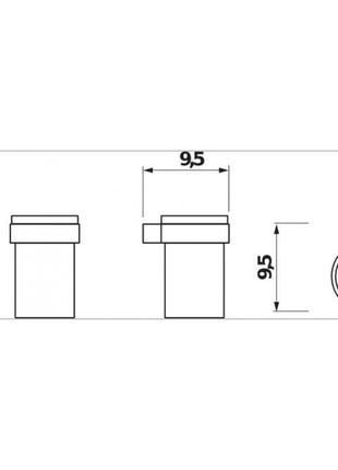 Склянка з тримачем jika pure h3823b100400012 фото