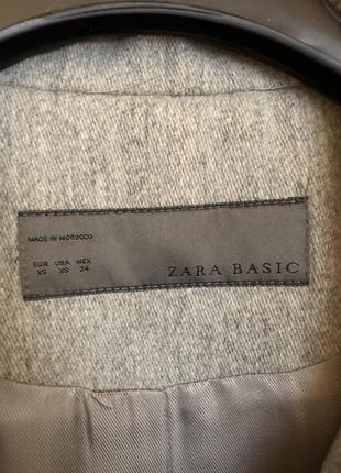 Вовняне пальто zara6 фото