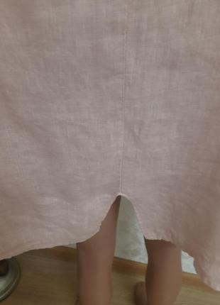 Неймовірне бохо оверсайз сорочка рубаха  льон італія6 фото