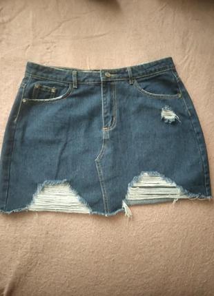 Юбка джинсовая размер 401 фото