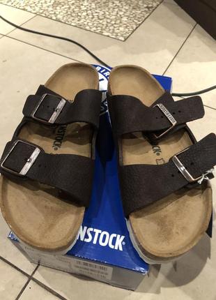 Сланцы, шлепки birkenstock arizona cuir nubuck оригинал.кожа4 фото