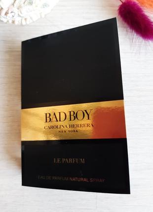 Carolina herrera bad boy le parfum
парфумована вода (пробник)