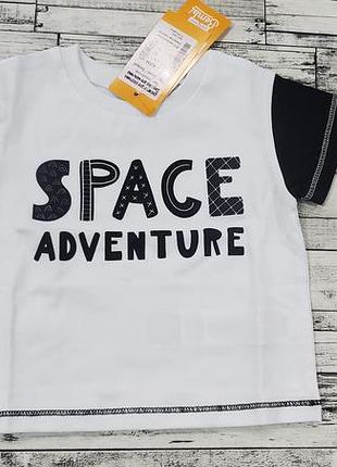 Стильная футболка бемби р.80-98