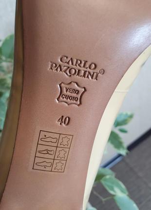 Шикарные кожаные туфли carlo pazolini, три кожи, оригинал, итальялия3 фото
